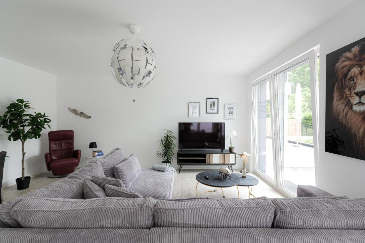 Lulex IV - Traumwohnung Terasse Garten In Neuss Luaran gambar