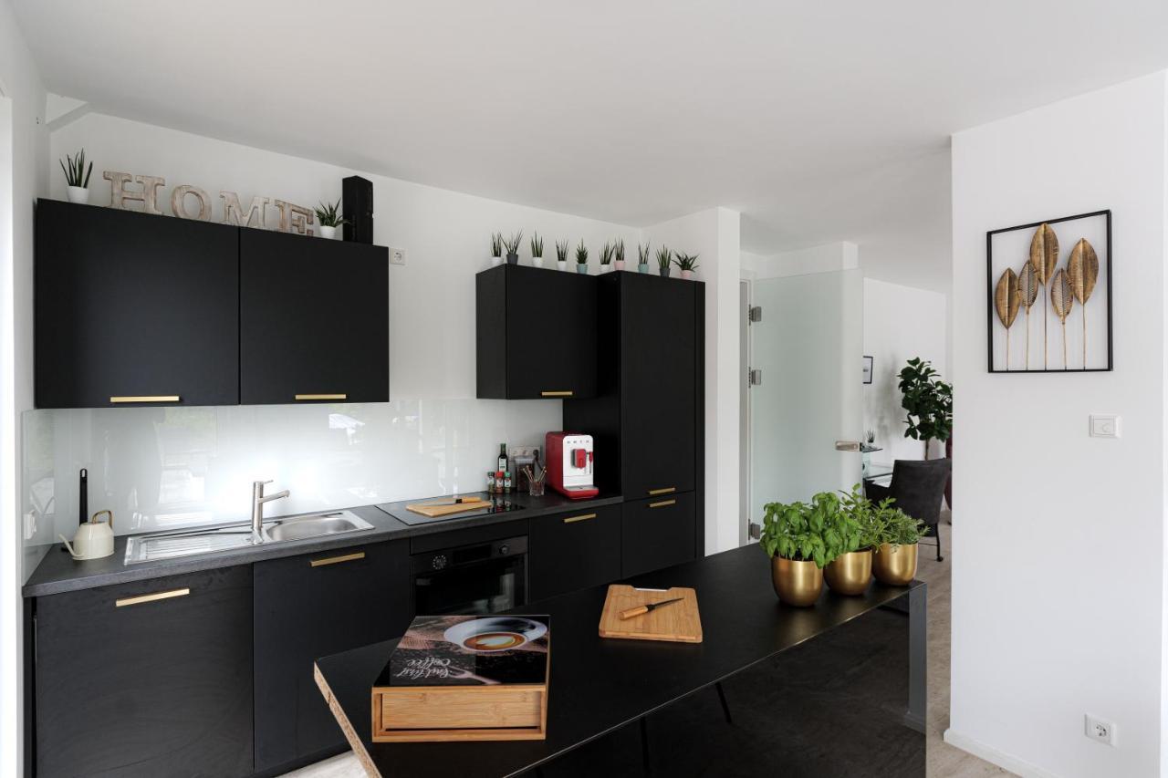 Lulex IV - Traumwohnung Terasse Garten In Neuss Luaran gambar
